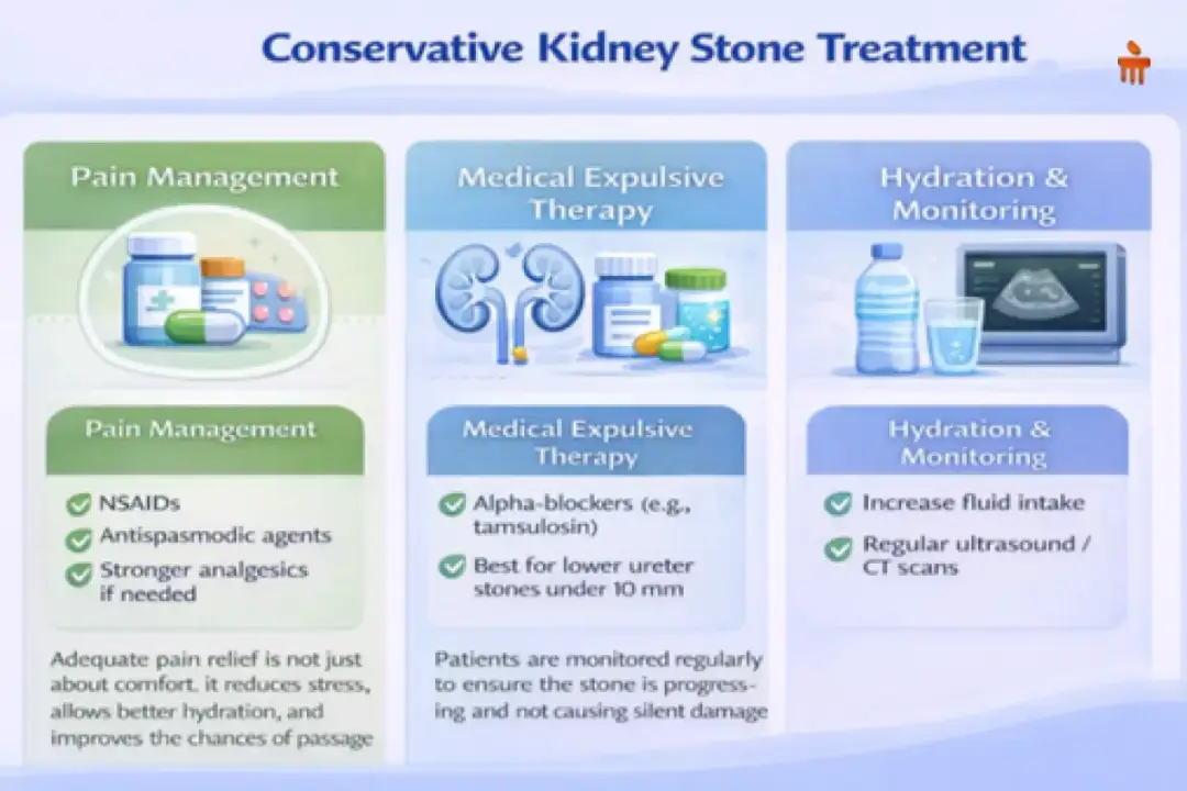 Conservative Treatment of Kidney Stones - Waiting for Natural Passage