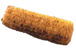 Corn cob with butter