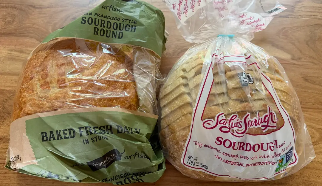 Nearly identical Safeway sourdough - huge sodium difference — photo 1